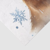 Papier Mousseline Papier de tissus père Noël et Reindeer (Détail)