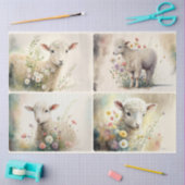 Papier Mousseline Papier de tissus pour agneaux pour bébés (Artisanat)