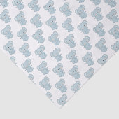Papier Mousseline Papier de tissus pour éléphants bleu bébé (Détail)