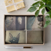 Papier Mousseline Papier de tissus pour lapin pour hommes et femmes (Cadeau)