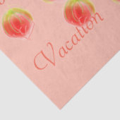 Papier Mousseline Papier de tissus pour l'artisanat rose et corail (Détail)