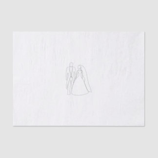 Papier Mousseline Papier de tissus pour Mariage ou douche