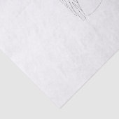 Papier Mousseline Papier de tissus pour Mariage ou douche (Détail)