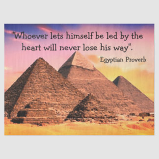 Papier Mousseline Papier de tissus pyramidaux égyptien