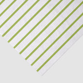 Papier Mousseline Papier de tissus rayé vert vif (Détail)