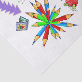 Papier Mousseline Papier de tissus Retour à l'école est Cool (Détail)