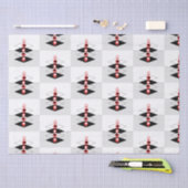 Papier Mousseline Papier de tissus Retro Atomic Art Baubles & Planes (Artisanat)