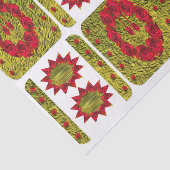 Papier Mousseline Papier de tissus Roses de Noël (Détail)