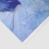 Papier Mousseline Papier de tissus Royal Bleu et Or Botanique (Détail)