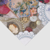 Papier Mousseline Papier de tissus victorien (Détail)