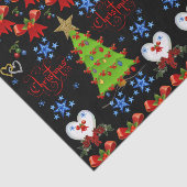 Papier Mousseline Papier décoratif de noël (Détail)