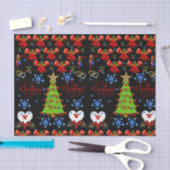 Papier Mousseline Papier décoratif de noël (Artisanat)