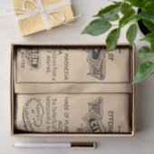 Papier Mousseline Papier Découpage Apothécaire Ad Ephemera vintage (Cadeau)