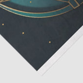 Papier Mousseline Papier Découpage Art Nouveau Moth 1 (Détail)