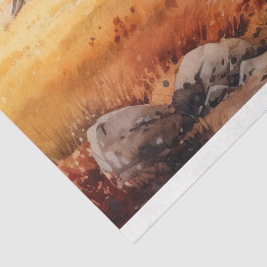 Papier Mousseline Papier Découpage De L'Automne 4 (Détail)