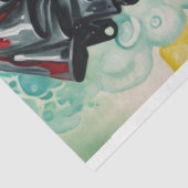 Papier Mousseline Papier Découpage de sorcière moderne et chic (Détail)