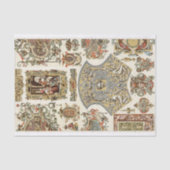 Papier Mousseline Papier découpage de style baroque (Recto)