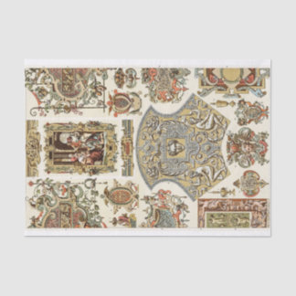 Papier Mousseline Papier découpage de style baroque