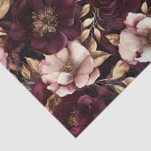 Papier Mousseline Papier Découpage en velours foncé (Détail)