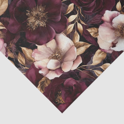 Papier Mousseline Papier Découpage en velours foncé (Détail)