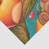 Papier Mousseline Papier Découpage Femme Peachy Keen (Détail)