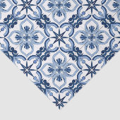 Papier Mousseline Papier Découpage Motif Carreau Italien (Détail)