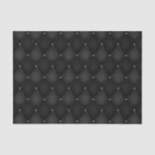 Papier Mousseline Papier Découpe Diamant Arlequin Noir (Recto)