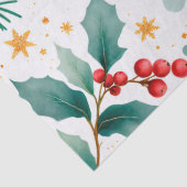 Papier Mousseline Papier d'emballage pour mariage de Noël à l'aquare (Détail)