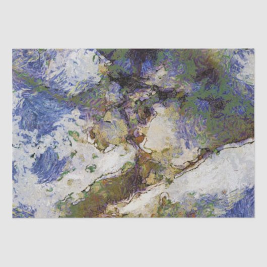 Papier Mousseline Papier d'enveloppement Beachy Vibe 1 (Recto)