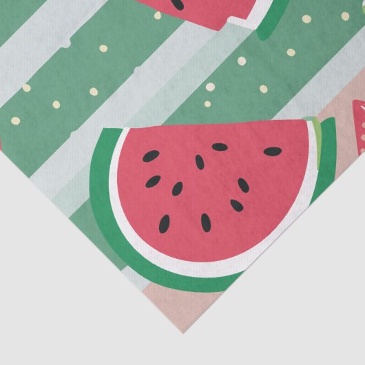 Papier Mousseline Papier d'enveloppement de pastèque (Détail)