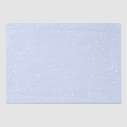 Papier Mousseline Papier d'enveloppement Motif à neige (Recto)