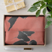 PAPIER MOUSSELINE PAPIER D'IMPRESSION EN TISSU JAPONAIS NOIR CROWS (Cadeau)