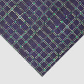 PAPIER MOUSSELINE PAPIER D'IMPRESSION TISSUE CARRÉ JAPONAIS BLEU EN  (Détail)