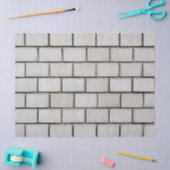 Papier Mousseline papier en brique blanche (Artisanat)