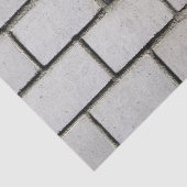 Papier Mousseline papier en brique blanche (Détail)