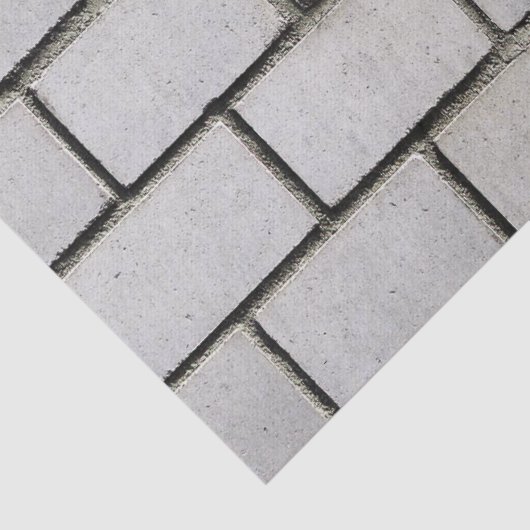 Papier Mousseline papier en brique blanche (Détail)