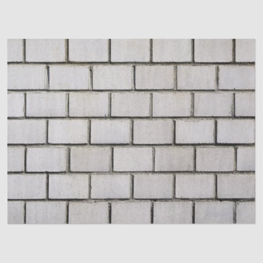 Papier Mousseline papier en brique blanche (Recto)