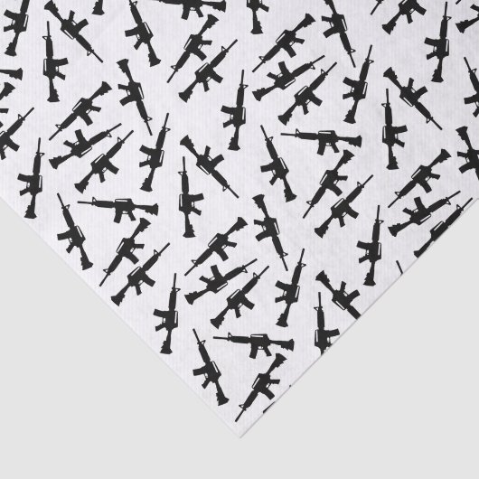 Papier Mousseline Papier en mosaïque AR-15 (Détail)