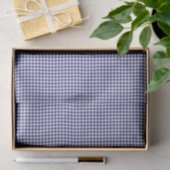Papier Mousseline PAPIER EN MOUSSE En vichy-TISSU Bleu-Blanc (Cadeau)