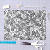 Papier Mousseline Papier en papier de tissu motif tiré à la main (Artisanat)