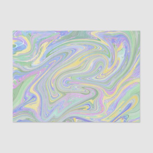 Papier Mousseline Papier en papier de tissus pastel marbré (Recto)