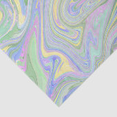 Papier Mousseline Papier en papier de tissus pastel marbré (Détail)