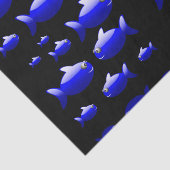 Papier Mousseline Papier en tissu décoratif Poisson (Détail)