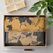 PAPIER MOUSSELINE PAPIER EN TISSU HALLOWEEN WITTER DANS LA CHAMBRE (Cadeau)