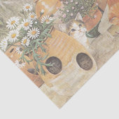 PAPIER MOUSSELINE PAPIER EN TISSU PEINT EN CAT ADORABLE (Détail)