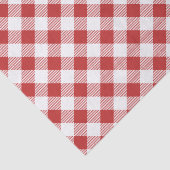Papier Mousseline Papier En vichy pique-nique rouge - BBQ Cookout Bi (Détail)