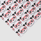 Papier Mousseline Papier enveloppé cadeau Panda (Détail)