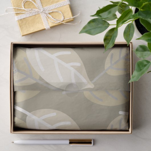 Papier Mousseline papier feuille à café (Cadeau)