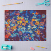 Papier Mousseline Papier feuille abstrait (Artisanat)