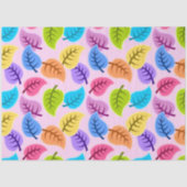 Papier Mousseline papier feuille arc-en-ciel (Recto)